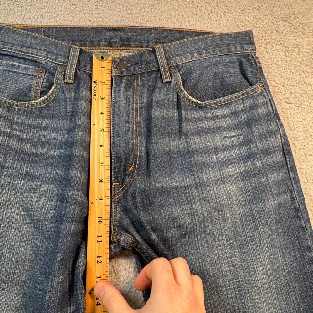 Levis 559 Relaxed Straight‎ Leg Jeans Mens 36x30 Medium Wash Blue Denim